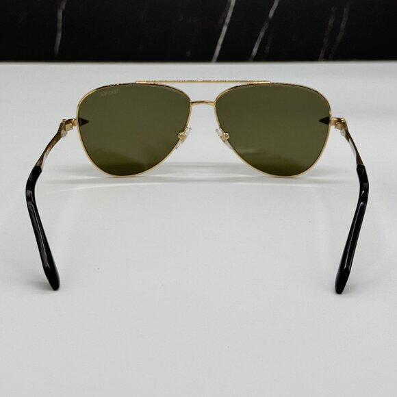 NEW VERSACE VE2283 1002/7I GOLD AVIATOR SUNGLASSES VERSACE VE2283 10027I - Picture 7 of 11
